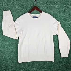 Polo Ralph Lauren Crewneck Sweatshirt / Mens Size Medium / Color - Cream